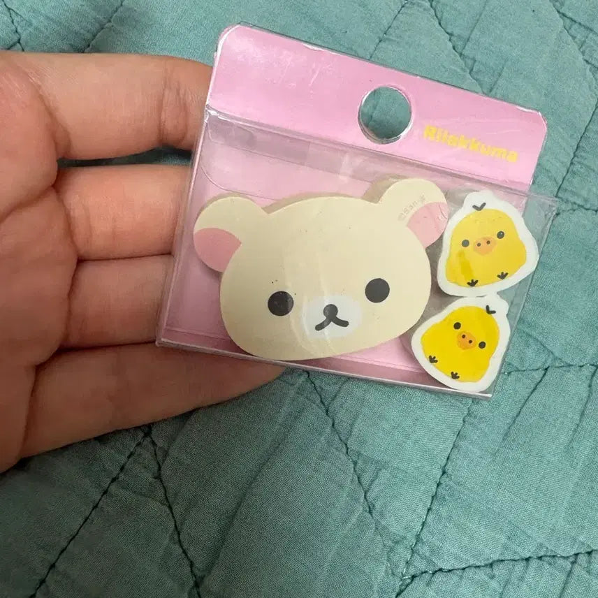 [BUNJANG] Rilakkuma & Kiiroitori Eraser / 코리락쿠마&키이로이토리 지우개