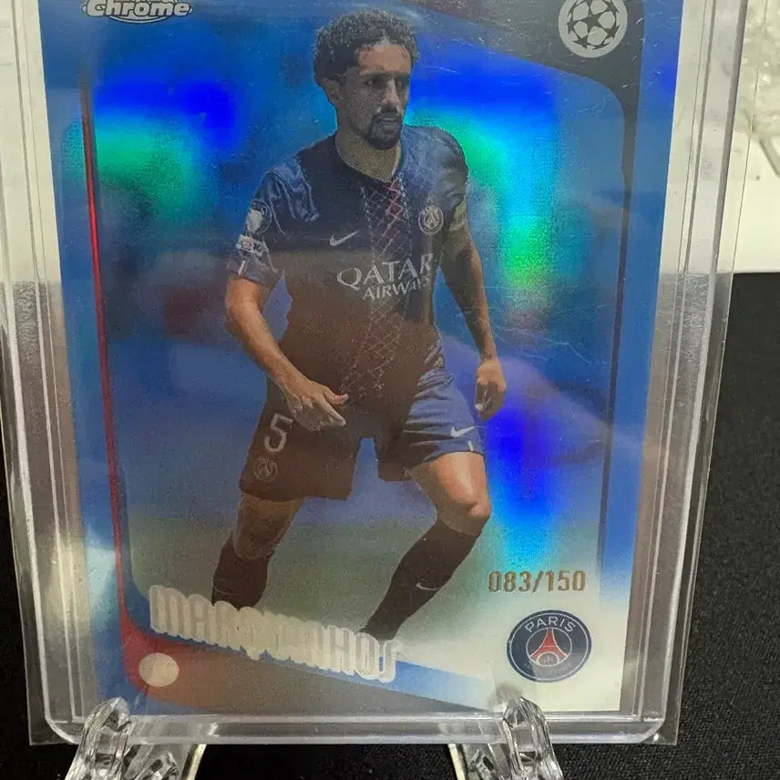 [BUNJANG] Tops Chrome Marquinhos 150 Limited Edition Card Paris Saint-Germain / 탑스 크롬 마르키뉴스 150한정 카드 파리생제르망