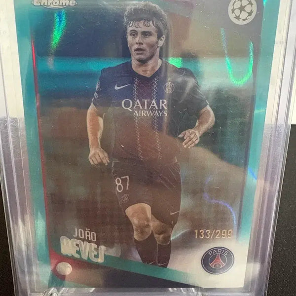 [BUNJANG] Topps Chrome Joao Neves 299 Limited Card Paris Saint-Germain / 탑스 크롬 주앙 네베스 299한정 카드 파리생제르망