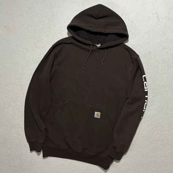 [BUNJANG] Carhartt Brown Cocoa Hoodie / 칼하트 브라운 코코아 후드티