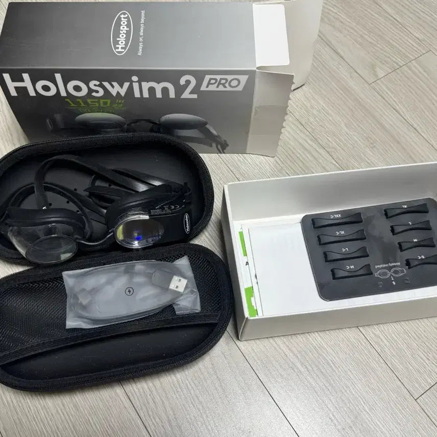 [BUNJANG] HoloSwim 2 PRO Goggles / 홀로스윔 holoswim 2 PRO 수경 새상품