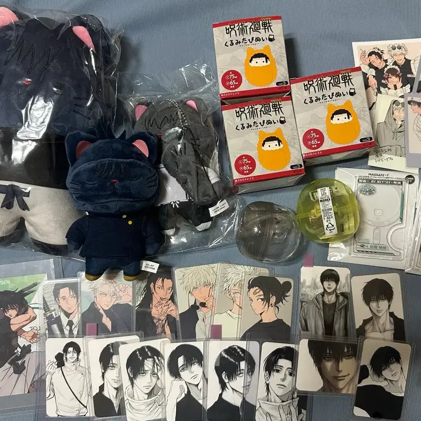[BUNJANG] Jujutsu Kaisen Bundle Set - Nekonui Plush, Ssonim Photocard, MagSafe Card Wallet / 주술회전 일괄 양도 네코누이 쏘님 포카