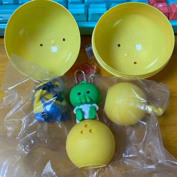 [BUNJANG] BHC Minions James Character Keychain Bundle Set / bhc 미니언즈 키링 일괄