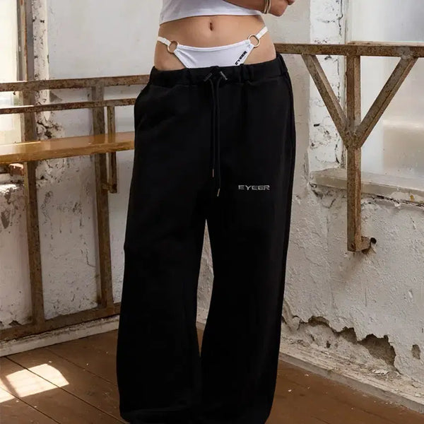 [BUNJANG] EYEER Basic Logo Brief Layered Sweatpants / 속옷x)EYEER bagic logo brief layered sweatpants