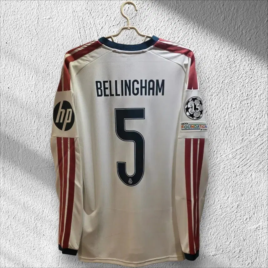 [BUNJANG] Real Madrid 26-27 Home Long Sleeve Bellingham Jersey XL / 레알마드리드 26-27 홈 긴팔 벨링엄 국내  XL