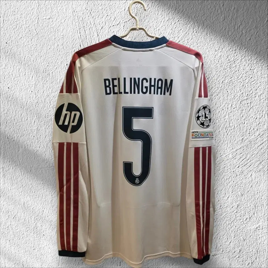 [BUNJANG] Real Madrid 26-27 Home Long Sleeve Bellingham Jersey (Size 2XL) / 레알마드리드 26-27 홈 긴팔 벨링엄 국내 2XL