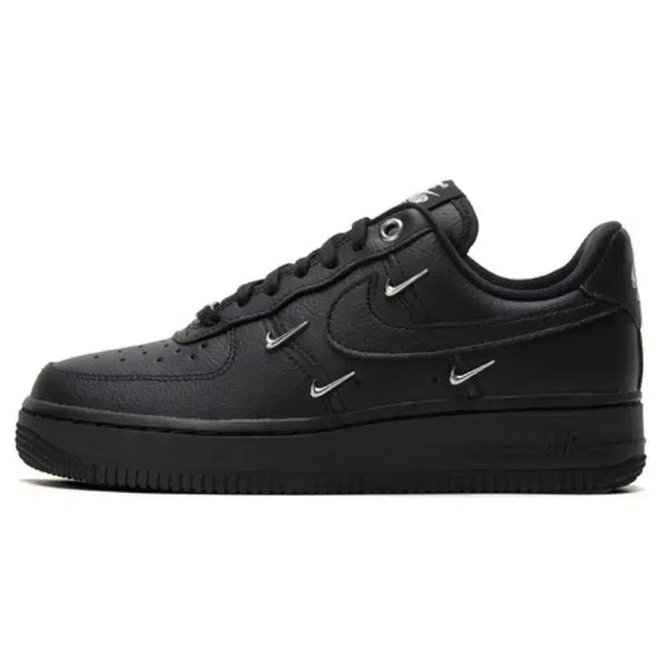 [BUNJANG] Nike Air Force 1 '07 LX Black Metallic Silver Shoes / 나이키 에어포스 1 '07 LX 블랙 메탈릭 실버 240