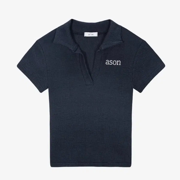 [BUNJANG] Ason Half Ivy Collar Tee / ason애즈온 HALF IVY COLLAR TEE