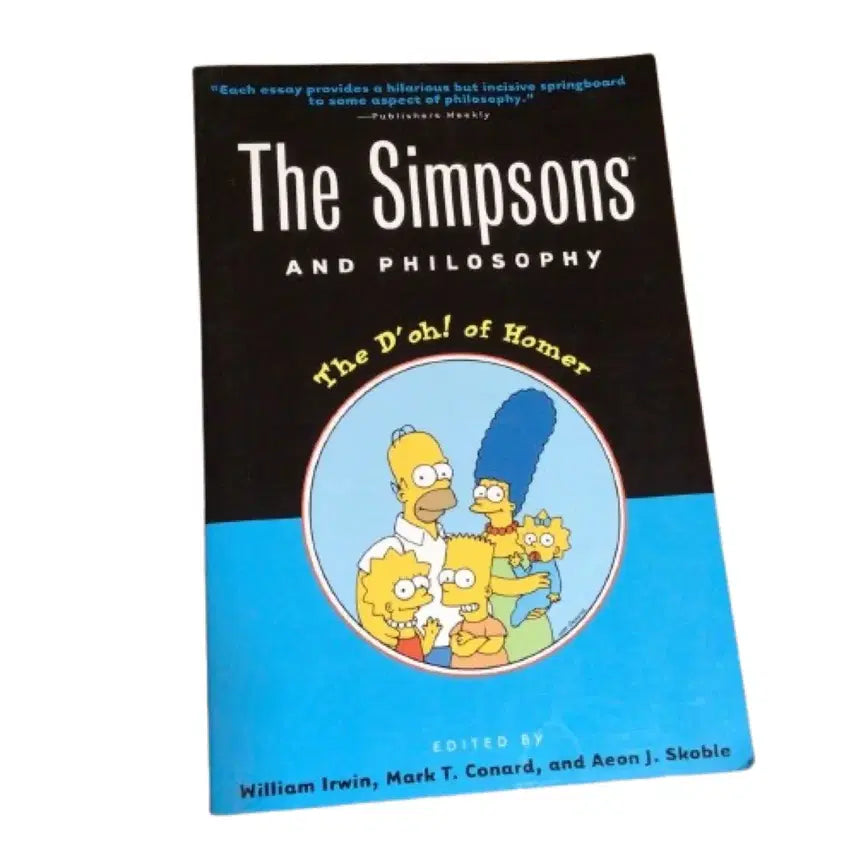 [BUNJANG] The Philosophy of Homer Simpson The Simpsons English Book / 호머 심슨의 철학 영문 도서 서적 심슨가족