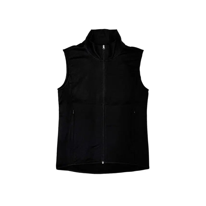 [BUNJANG] Jichoi Comfort 25-003 Zip Vest Black / 지초이 컴포트 25-003 집 베스트 블랙