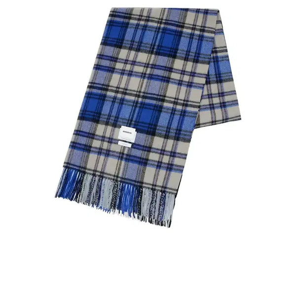 [BUNJANG] Ader Error Revint Plaid Muffler Z-Blue / 아더에러 레빈트 목도리 (Revint Plaid Muffler Z-Blue)
