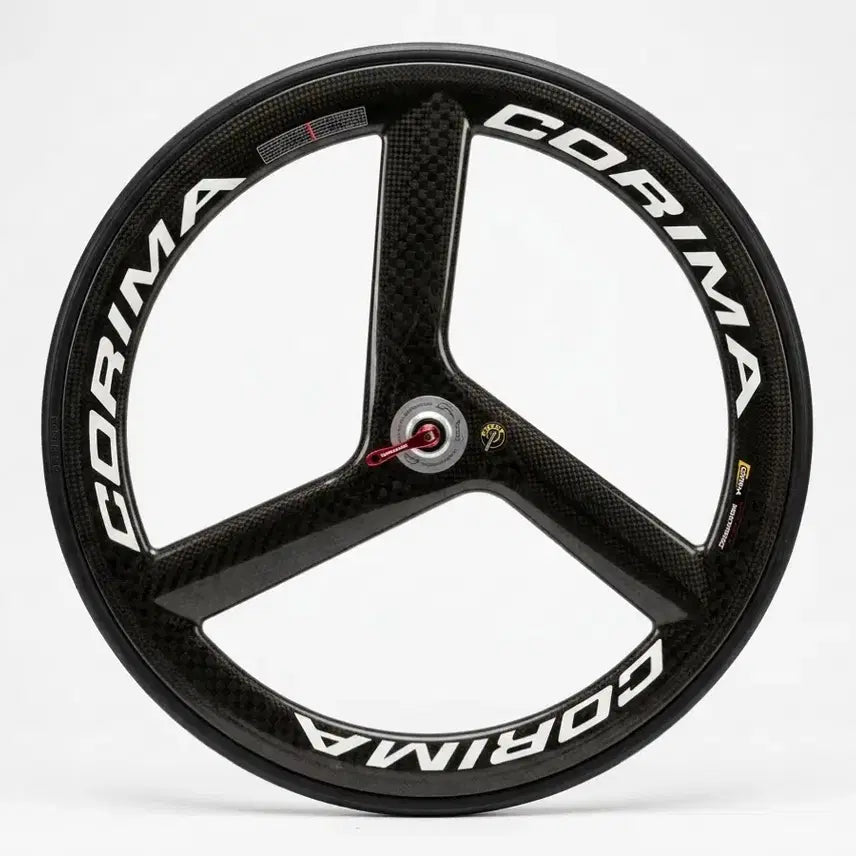 [BUNJANG] Corima Carbon Tri-Spoke Front Wheel (Decal) / 코리마 카본 삼발이 판매합니다 (데칼) 급처