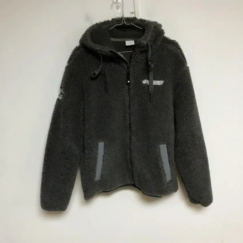 [BUNJANG] Discovery Men's Fleece Hoodie Jacket 95M / 디스커버리 남성 뽀글이 후드자켓 95M@9972