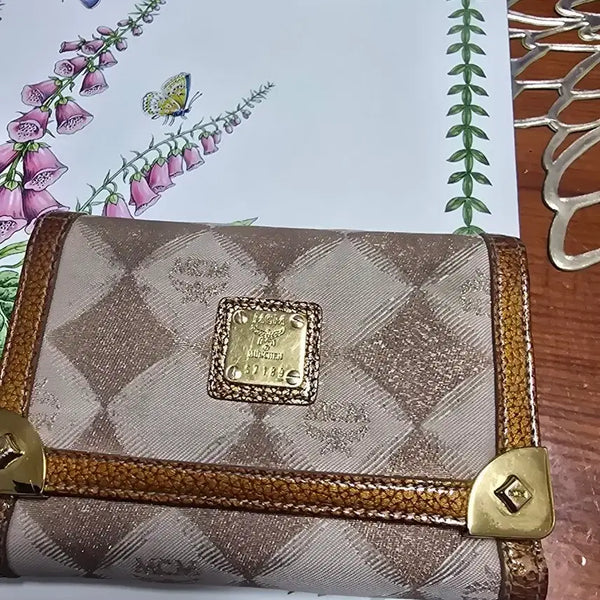 [BUNJANG] MCM Brown Leather Wallet / MCM 지갑 브라운