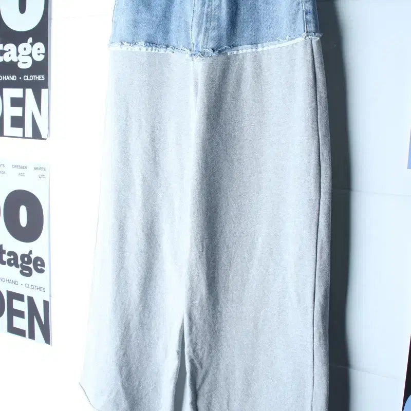 [BUNJANG] Vintage Denim Sweat Layered Jeans (Limited Edition) / W(S-M) 브랜드빈티지 청바지 데님 스웻 레이어드 한정판-P10635