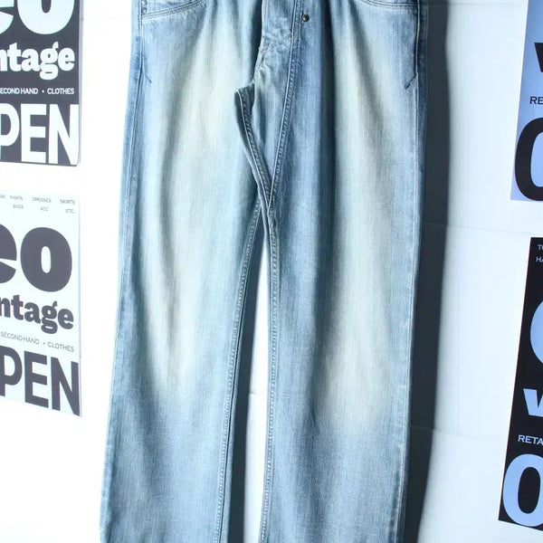 [BUNJANG] Diesel Denim Flare Fit Jeans Light Wash / (XL-2XL) 디젤 청바지 데님 플레어핏 연청 워싱 스트릿-P10639