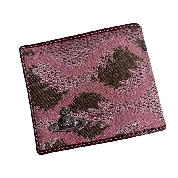[BUNJANG] Vivienne Westwood Geometric Pattern Bi-fold Wallet / 비비안 웨스트우드 패턴 지갑