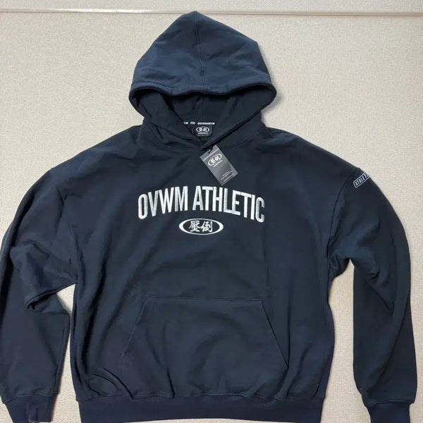 [BUNJANG] ADDO Arch Logo Hoodie Navy / [L]압도 아치로고 후드티 네이비 새상품