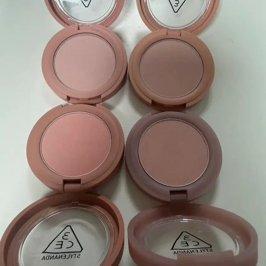 [BUNJANG] 3CE Mini Blush Bundle Set / 3CE 블러셔 미니 4개 일괄 판매 모노핑크, 누드피치, 로즈베이지, 시티모브