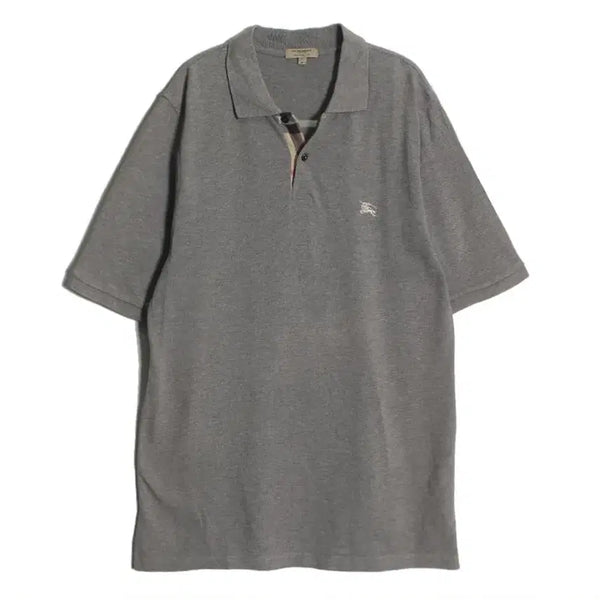 [BUNJANG] Burberry Grey Polo T-Shirt / 버버리 그레이 폴로 카라티 티셔츠