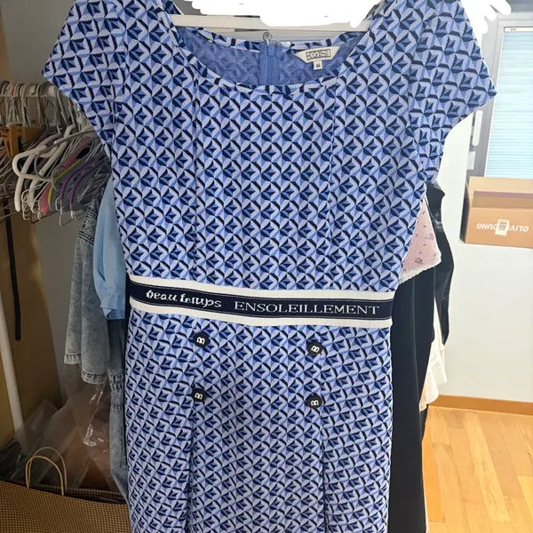 [BUNJANG] Egoist Check Midi Dress / 에고이스트 체크 원피스