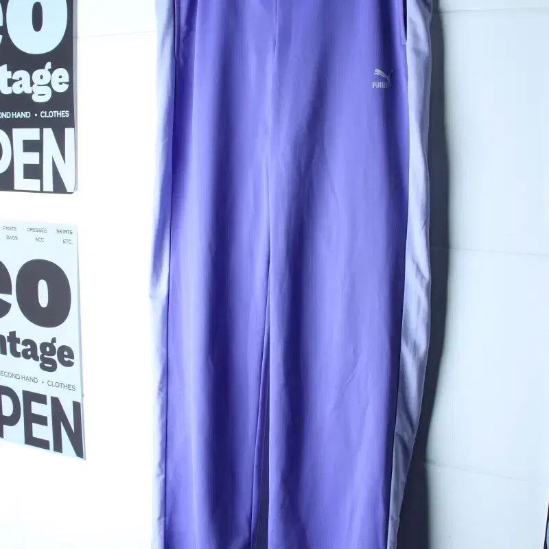[BUNJANG] Puma Training Pants (XL) Purple / W(L-XL) 퓨마 트레이닝복 바지 새상품 밴딩 퍼플-P10671