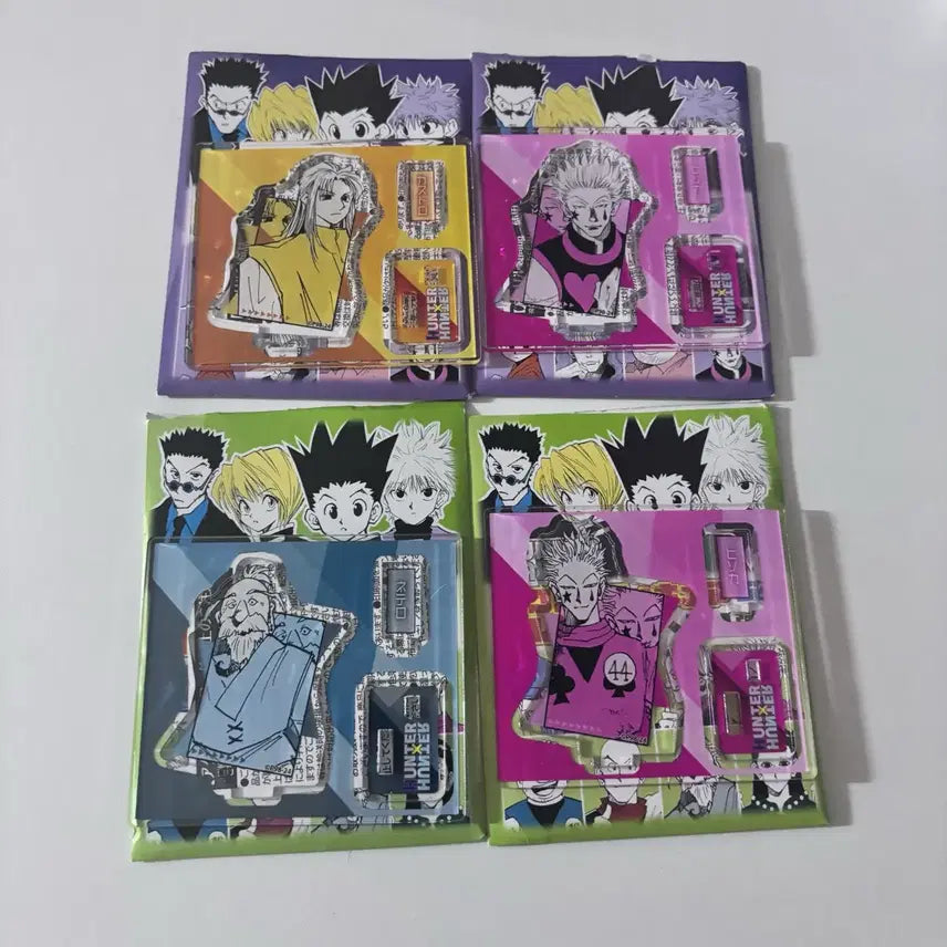 [BUNJANG] Hunter x Hunter Hisoka, Netero, Castro Figure Acrylic Set / 헌터x헌터 피겨아크릴 히소카 네테로 카스트로