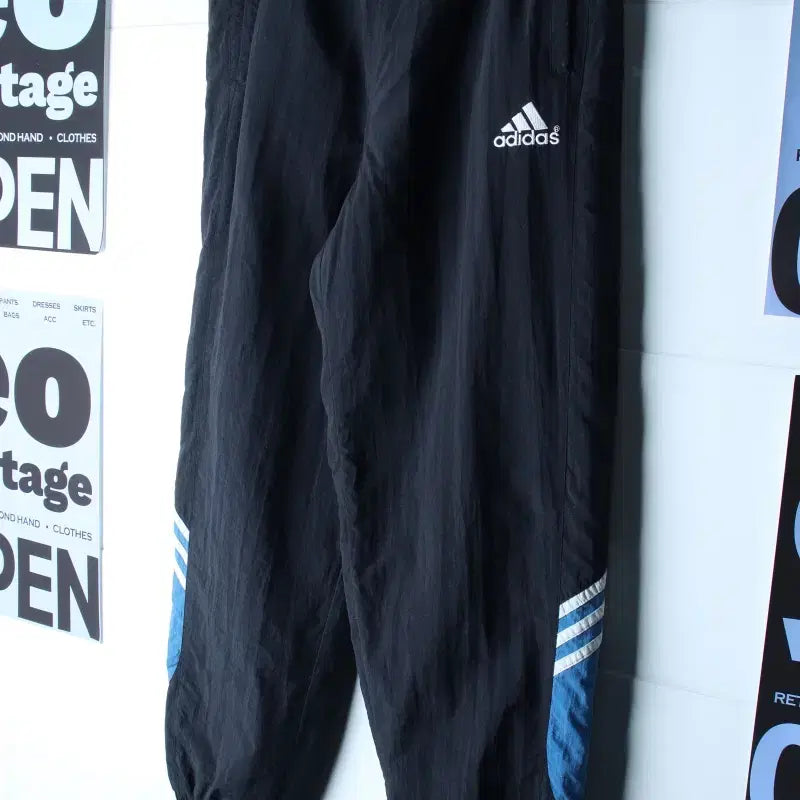 [BUNJANG] Adidas 2000s Training Pants Black (L-XL) / (L-XL) 아디다스 트레이닝복 바지 00S년대 밴딩 블랙-P10677