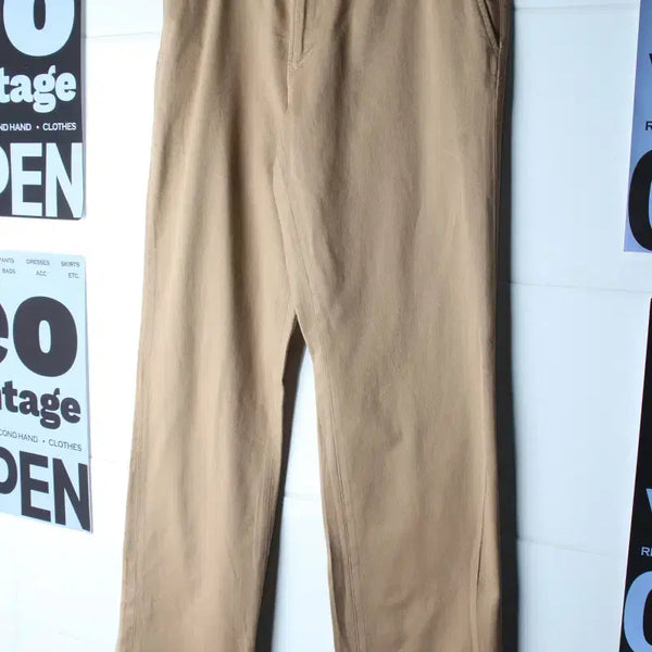 [BUNJANG] Mind Bridge Beige Straight Fit Cotton Pants XL / (XL) 마인드브릿지 면바지 팬츠 새상품 베이지 일자핏-P10684