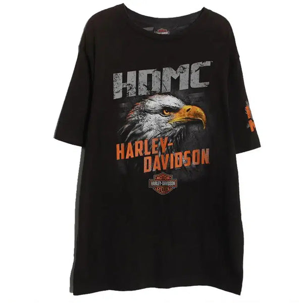 [BUNJANG] Harley-Davidson Eagle Print T-Shirt / M) 할리데이비슨 이글 프린팅 티셔츠