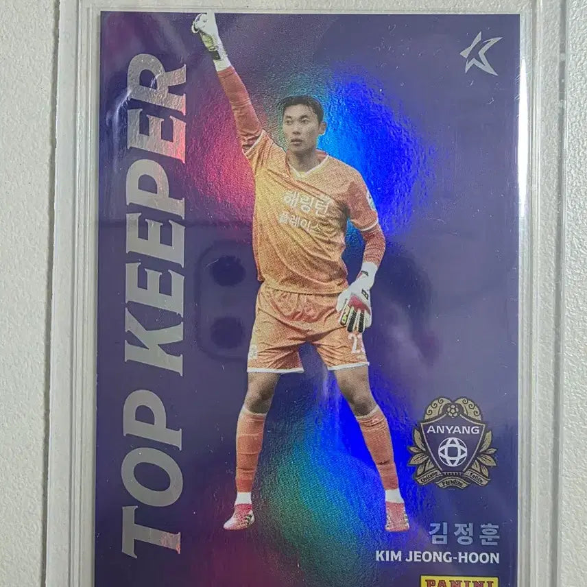 [BUNJANG] Kim Jeong-hoon Top Keeper Card FC Anyang 2026 K League Panini / 2026 k리그 파니니 김정훈 탑키퍼 카드 fc안양