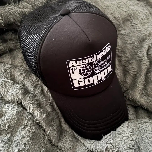 [BUNJANG] Gram Ounce Pound Trucker Cap Black / [ Gram Ounce Pound ] - 트러커캡 블랙