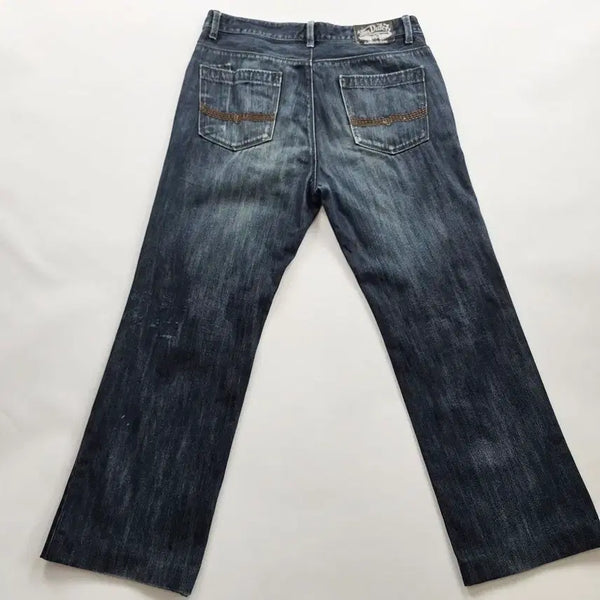 [BUNJANG] VON DUTCH Retro Straight Washed Denim Pants Size 34 / 본더치 청바지 레트로 일자 워싱 데님팬츠 사이즈34 R6760