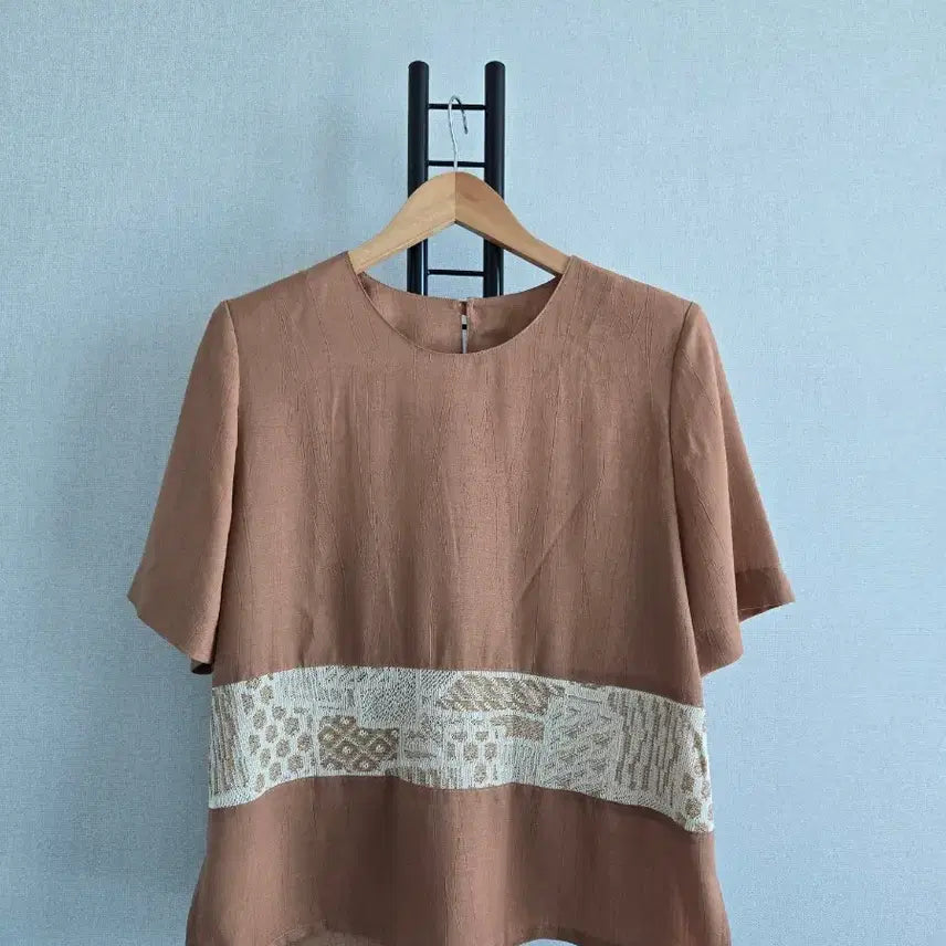 [BUNJANG] Cotton Blouse - Brown / 코튼 블라우스 브라운색 상품