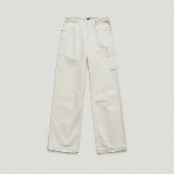 [BUNJANG] The Barnet Cargo Pants Ivory / 더바넷 카고팬츠 아이보리
