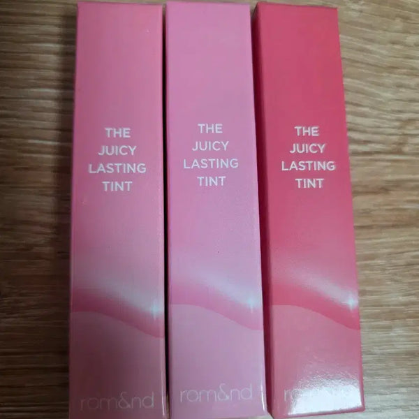 [BUNJANG] Rom&nd Juicy Lasting Tint (23, 28, 29) Bundle Set / 새상품) 롬앤 쥬시래스팅 틴트 23,28,29 일괄판매