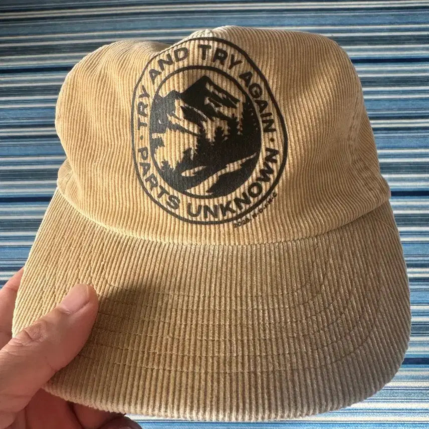 [BUNJANG] Collect Piece Corduroy Embroidered Ball Cap Beige / 컬렉트피시스 캡 모자 베이지