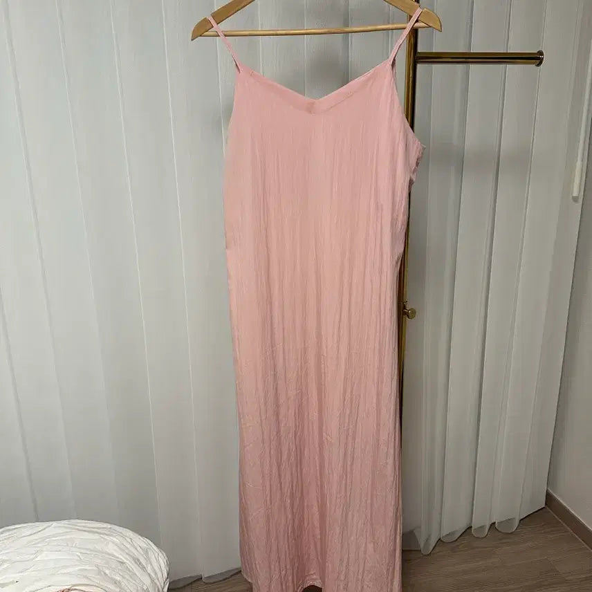 [BUNJANG] Pink Sleeveless Dress / 핑크색 끈나시 원피스
