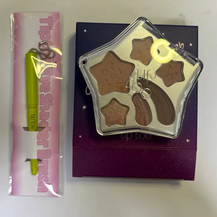 [BUNJANG] Tiptoe Wish Touch Eyeshadow Palette No. 1 / (새상품/브러쉬증정)팁토우 위시 터치 아이섀도우 팔레트 1호