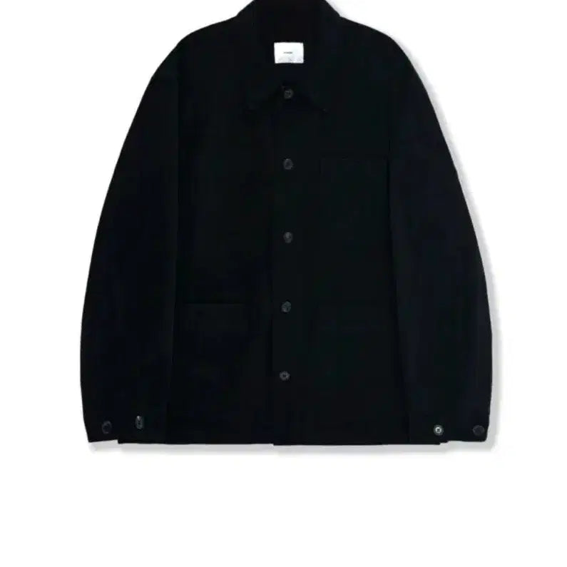 [BUNJANG] Perenne Moleskin Work Jacket Black / [3] 퍼렌 몰스킨 워크자켓 블랙