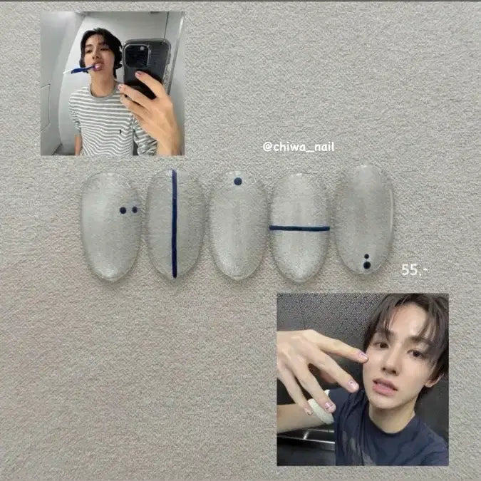 [BUNJANG] Kortis Eom Sung-hyun Custom Handmade Nail Tips / 주문제작 코르티스 엄성현 수제네일팁