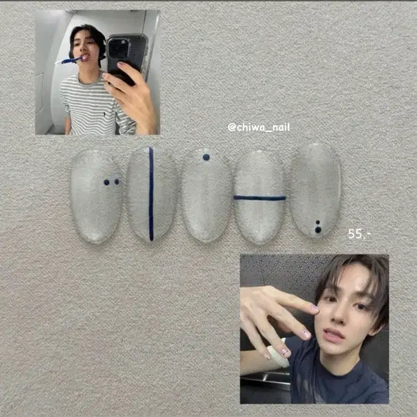 [BUNJANG] Kortis Eom Sung-hyun Custom Handmade Nail Tips / 주문제작 코르티스 엄성현 수제네일팁