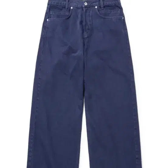 [BUNJANG] Hatching Room Regular Selvage Overdyed French Blue Denim Pants / 해칭룸 레귤러 셀비지 오버 다이드 프렌치 블루 데님 팬츠