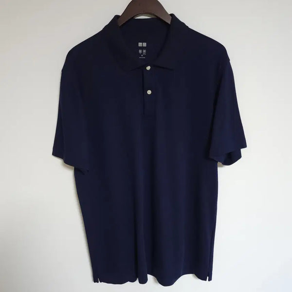[BUNJANG] Uniqlo Men's Plain Short Sleeve Polo T-Shirt / 유니클로 남성 반팔 카라티 무지 PK 남자 티셔츠 G307