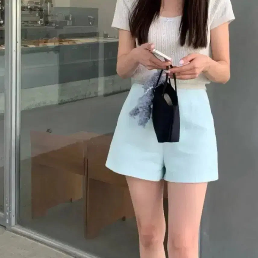 [BUNJANG] Lietu Mint Shorts / 리에뜨 민트쇼츠