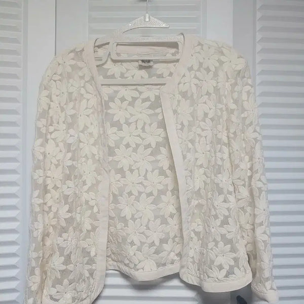 [BUNJANG] Anne Klein Lace Cardigan / 앤클라인 레이스가디건