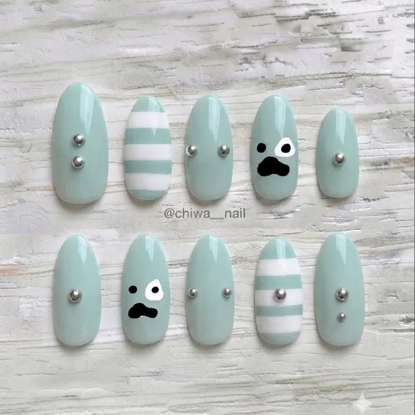[BUNJANG] Custom Handcrafted Nail Tips - Cortis Ball Core / 주문제작 코르티스볼 코어 수제네일팁