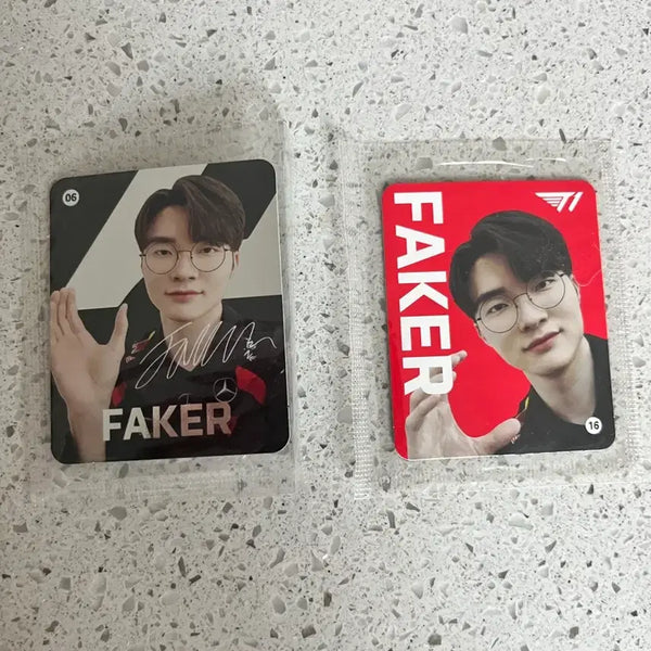 [BUNJANG] T1 Faker Photocard Set / 티원 페이커 빵먹고 받은것같은데 포토카드