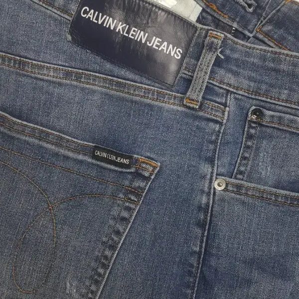 [BUNJANG] Calvin Klein 30" Slim Fit Stretch Denim Jeans / 캘빈클라인(사방스판) 얇은 수입대님 30인치(No.469)드라이완료!