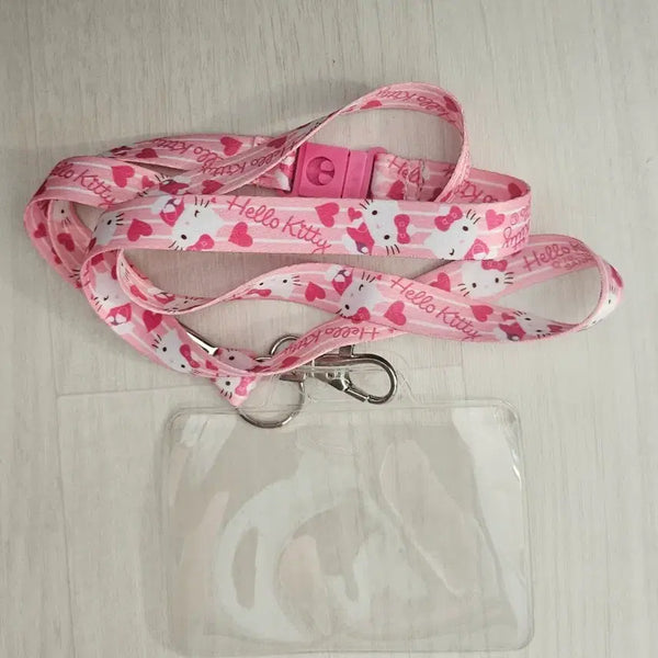 [BUNJANG] Hello Kitty Necklace Card Strap Holder / 헬로키티 목걸이 카드 스트랩